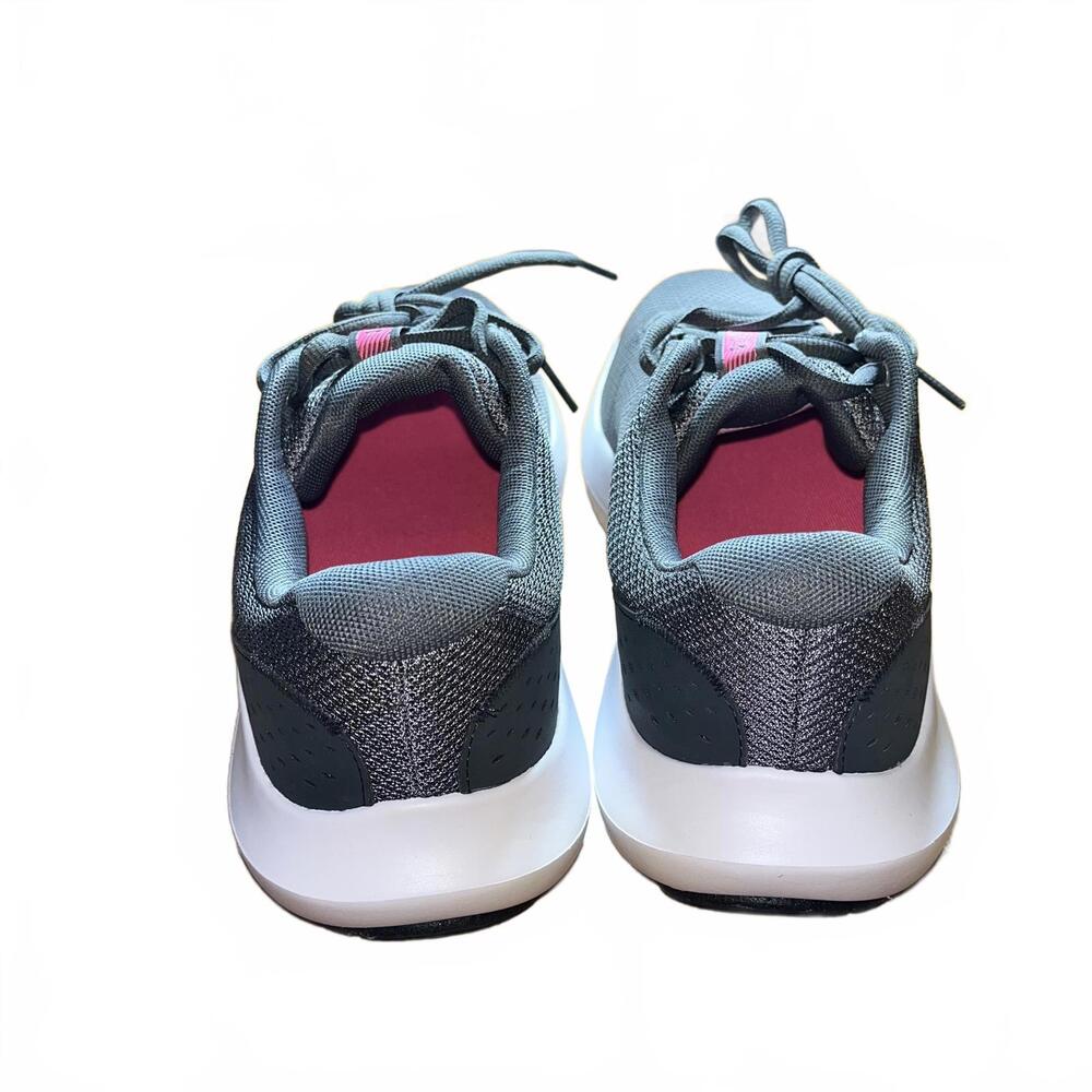 Under Armour Women's Charged Surge 4 Sneaker Shoes Gray White Pink Size 11 New - Picture 4 of 8